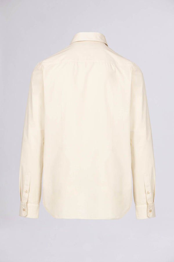 BREMBATI => REGULAR-FIT COTTON SHIRT White Shirts - BREMBATI