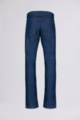 WIR - Wrong is right => STRAIGHT-LEG COTTON JEANS Blue Washed Five Pocket - BREMBATI