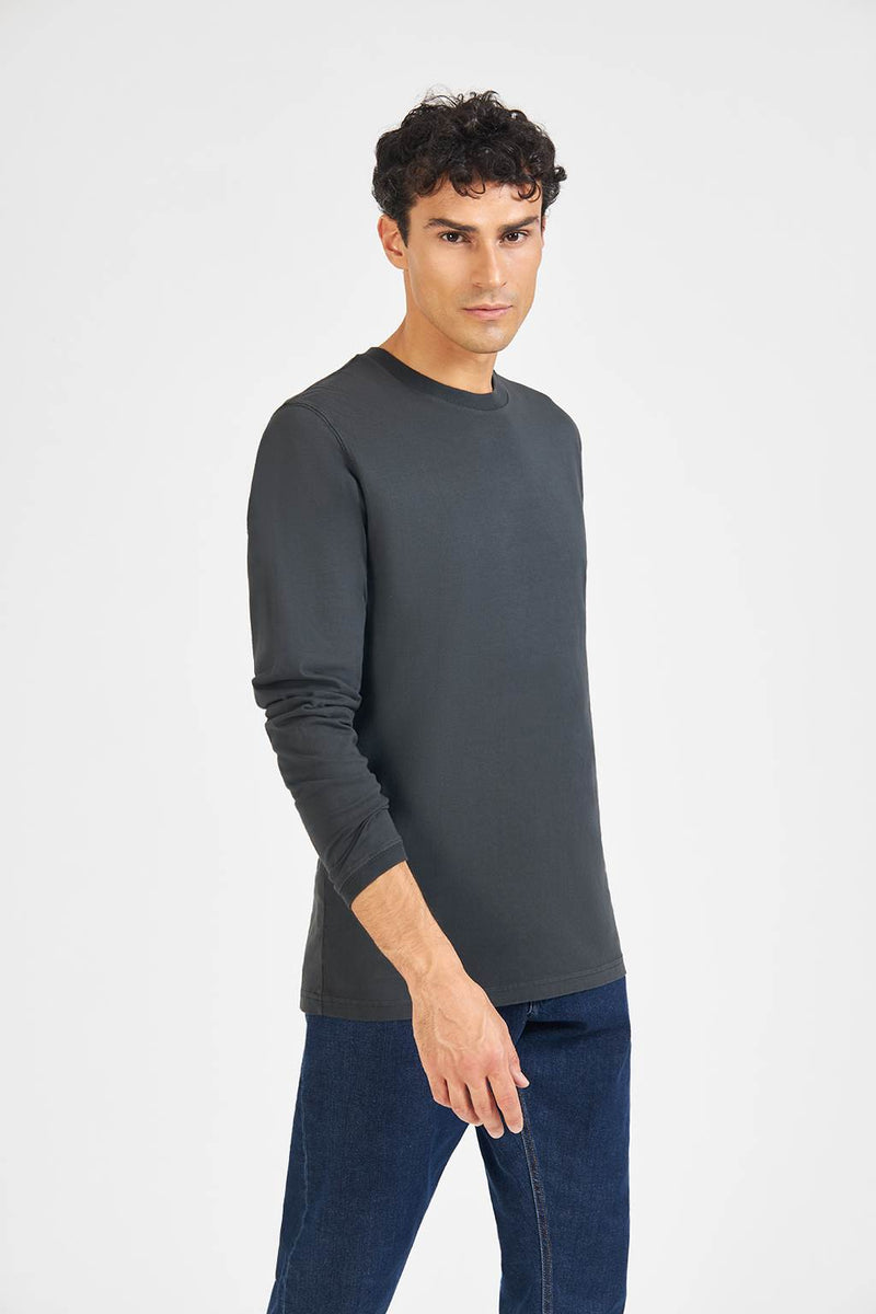 David Devant Black long-sleeve t-shirt for men