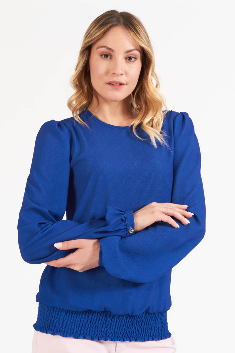 Brembati Navy Blue blouse for women