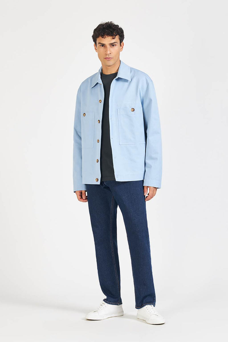 David Devant Aquamarine workwear jacket for men