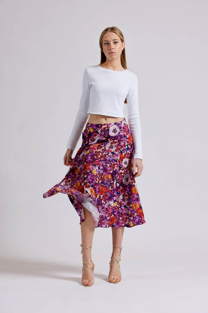 Floral Midi Skirt BREMBATI