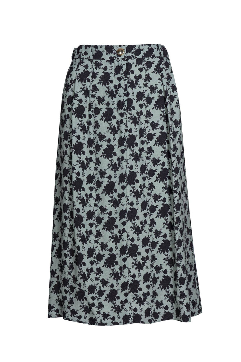 Alba Ruffo Floral midi skirt for women