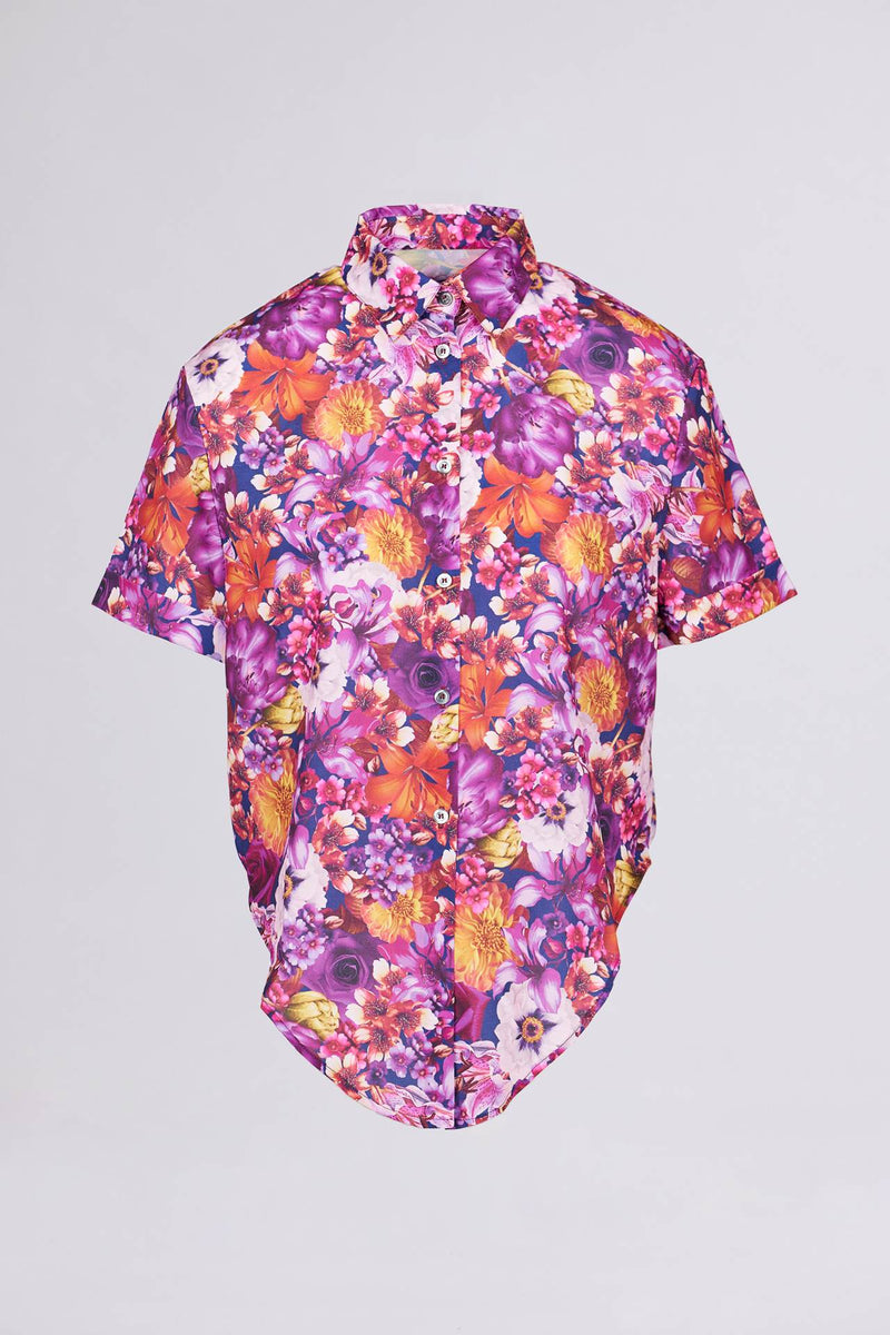 women's summer shirt with floral print - Brembati