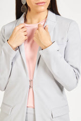 Elevating Ideas => Light gray tailored blazer Jackets - BREMBATI