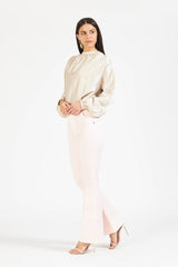 Millenee Pink flared jeans for women