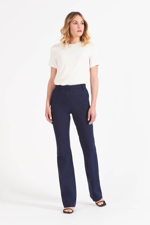 Brembati Wide leg Blue trousers for women