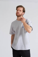 Not Found Grey crewneck t-shirt for men
