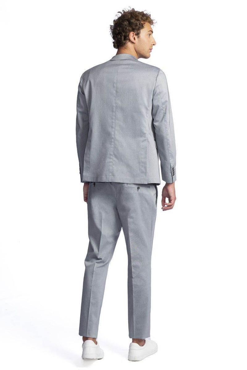 Civico 7 tailored suit for men grey