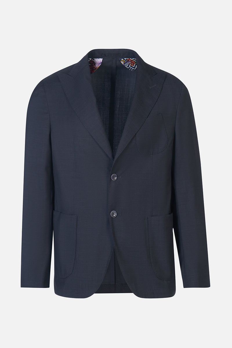 Civico 7 => CALLUM - Black wool tailored suit Suits - BREMBATI