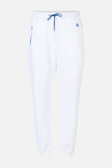 NOT FOUND => PSWD - White cotton joggers Trousers - BREMBATI