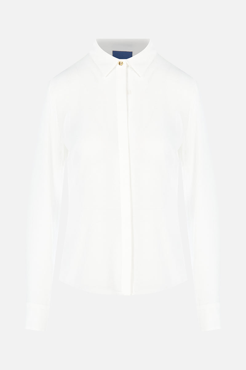 BREMBATI => KIARA - White casual shirt Shirts - BREMBATI