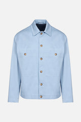 David Devant => Aquamarine workwear jacket Outerwear - BREMBATI