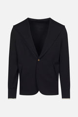 Elevating Ideas => Black hooded blazer Jackets - BREMBATI