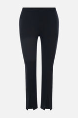 Elevating Ideas => Black trousers front slit Trousers - BREMBATI