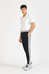 Elevating Ideas => Black sporty chinos Trousers - BREMBATI