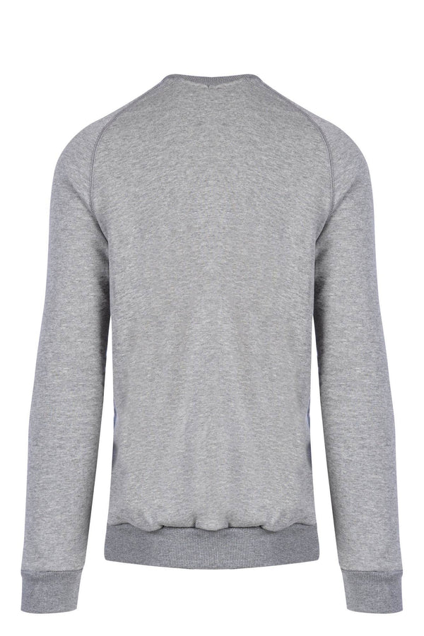 Crossbred Light mélange cotton crewneck sweatshirt for men