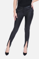 Faux leather skinny trousers in Black BREMBATI