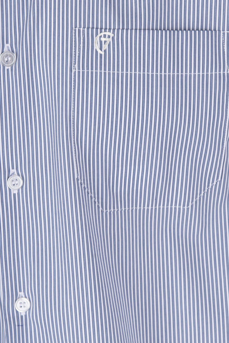 Civico 7 Classic collar striped shirt for men