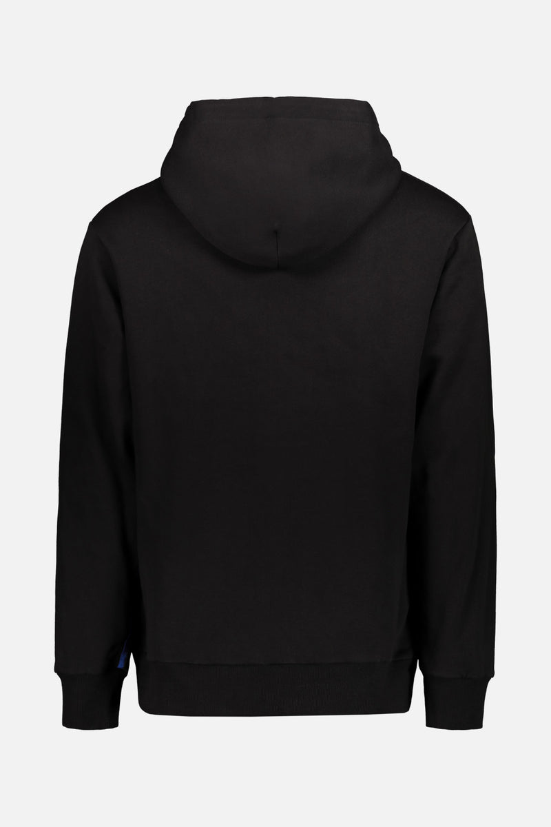 NOT FOUND => KEY - Black cotton hoodie Sweaters - BREMBATI