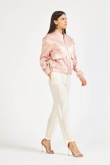 Elevating Ideas => Pink bomber jacket Outerwear - BREMBATI