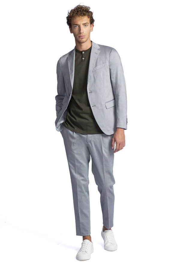 Civico 7 tailored suit for men grey